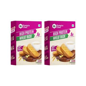 Protein Chef Zero Maida Premium Bake Rusk (High Protein) - Pack of 2